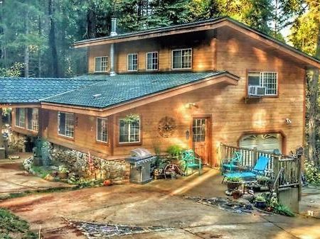 A Lovely Cabin House At Way Woods Retreat With Outdoor Hot Tub! - By Sacred Hub Mgmt Foresthill Exterior photo