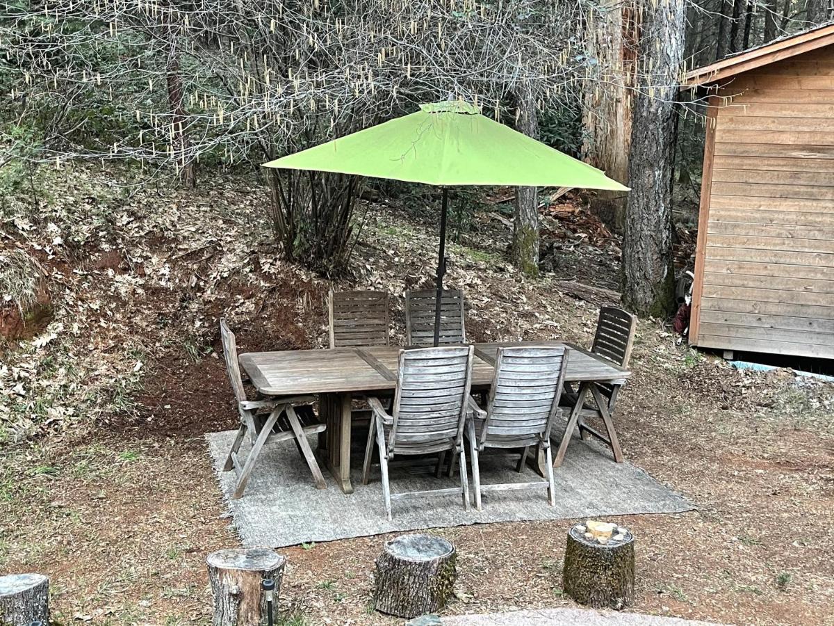 A Lovely Cabin House At Way Woods Retreat With Outdoor Hot Tub! - By Sacred Hub Mgmt Foresthill Exterior photo